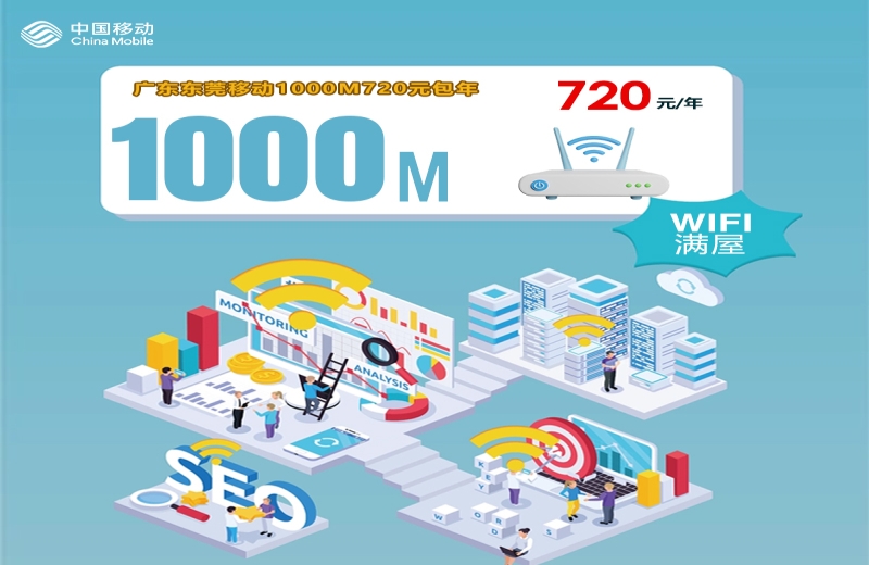 广东东莞移动单宽1000M